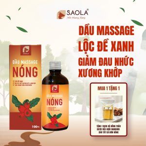 Dầu nóng massage SAOLA
