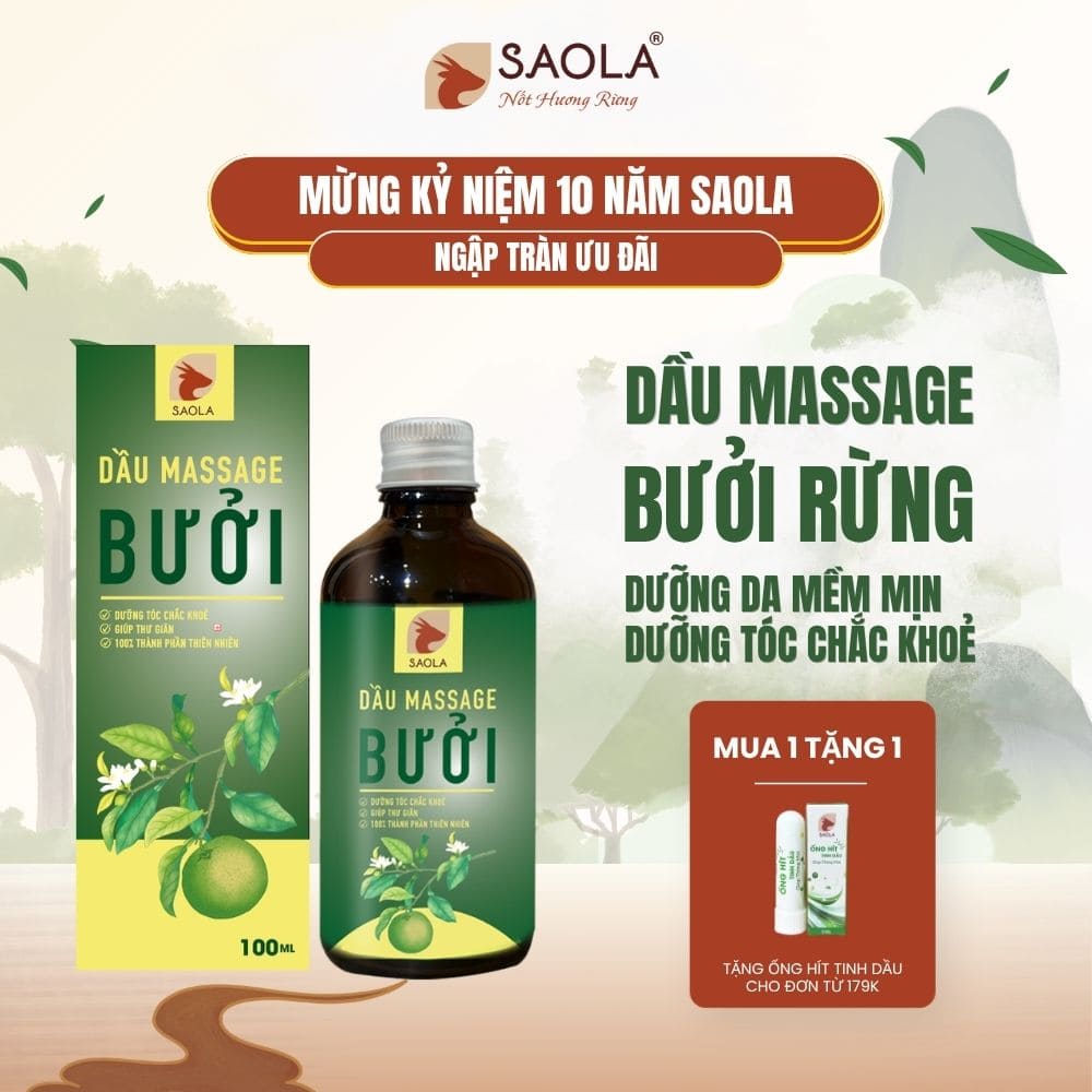 dầu massage bưởi SAOLA