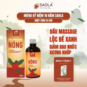Dầu nóng massage SAOLA