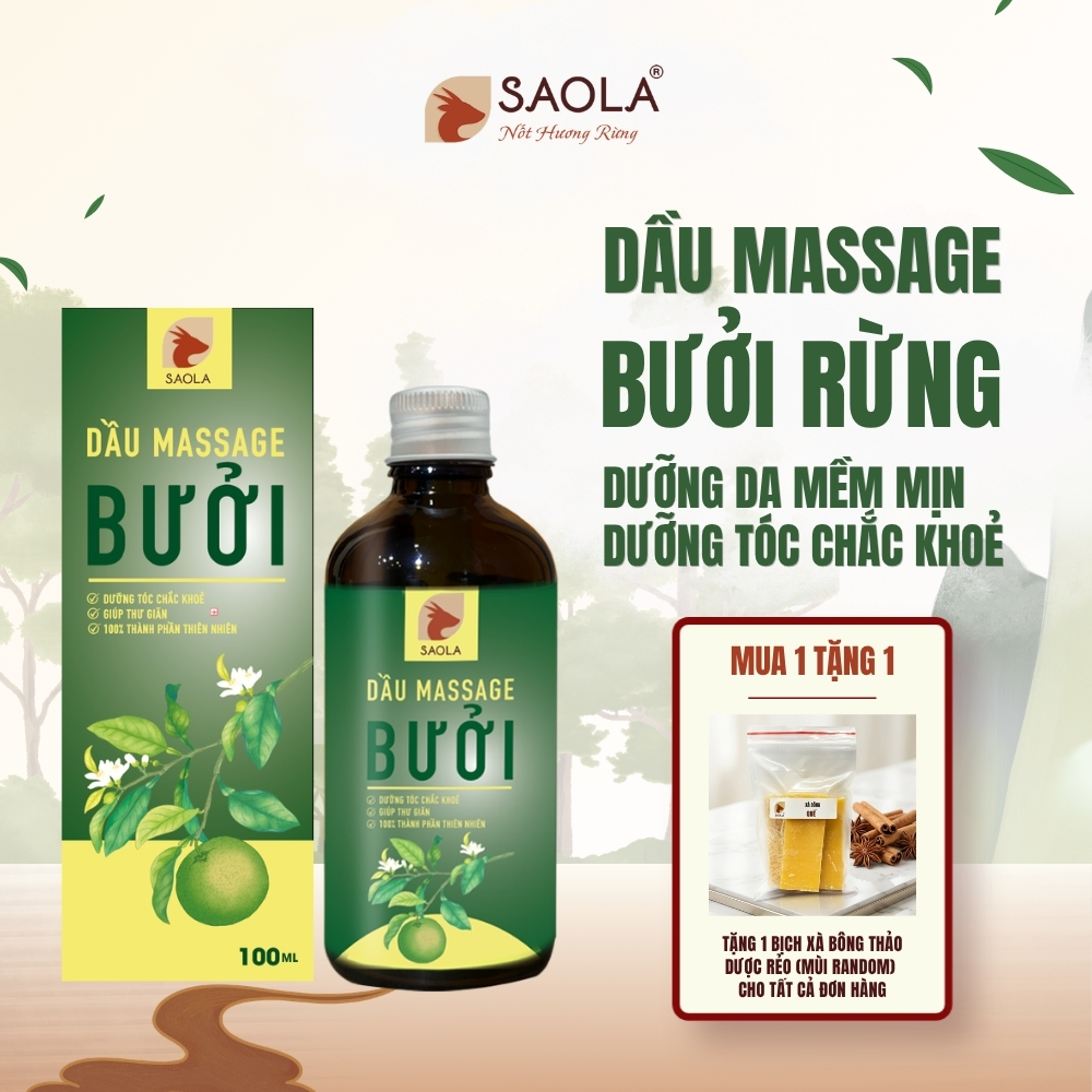 dầu massage bưởi SAOLA