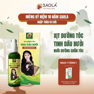 Xịt dưỡng tóc Tinh dầu Bưởi SAOLA
